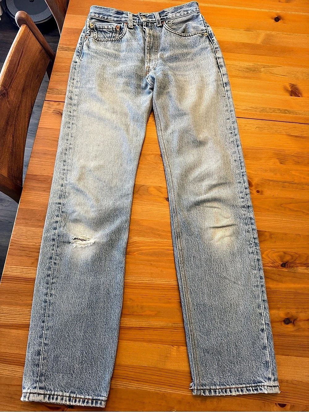 Vintage Levi's 501 Straight Leg Jeans in Blue